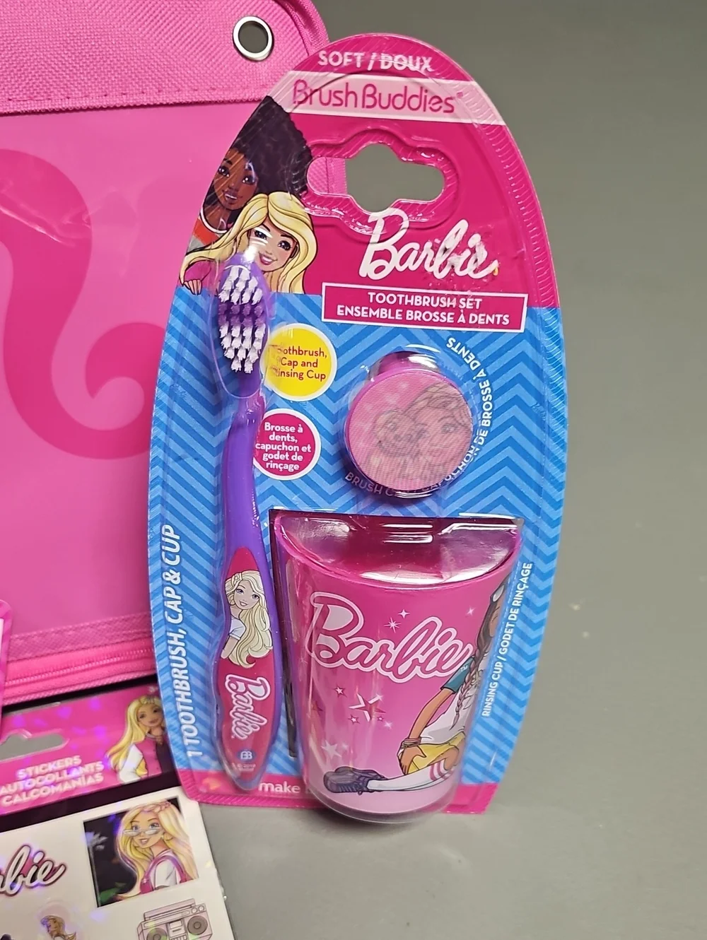NWT Barbie Back-to-School Bundle Kawaii Cartoon Scool Supplies Y2K Pink